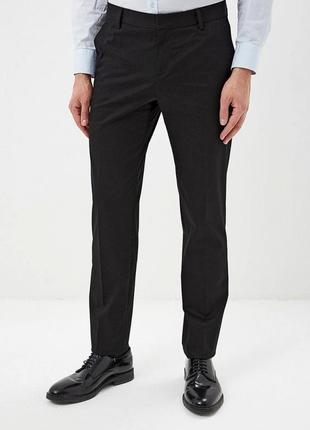 Мужские брендовые классические черные штаны брюки h&m, 32 размер.