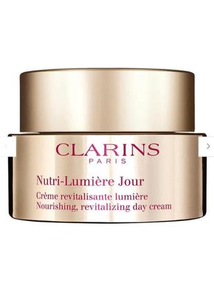 Дневной омолаживающий крем - clarins nutri-lumière day cream 15ml