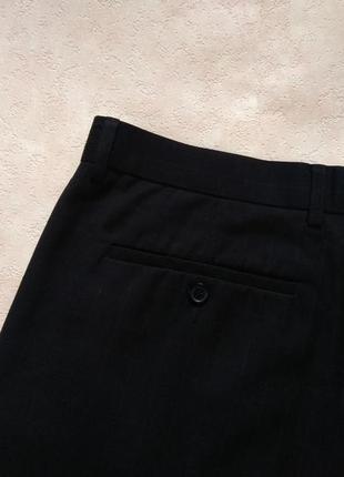 Мужские брендовые черные классические штаны брюки с высокой талией taylor & wright, 38 pазмер.6 фото