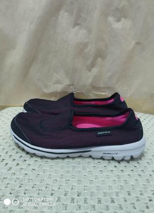 Кроссовки мокасины skechers gowallk original w62 фото