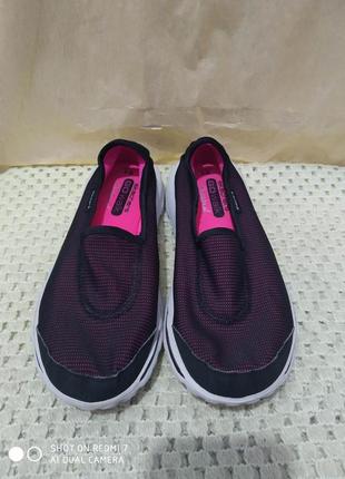 Кроссовки мокасины skechers gowallk original w63 фото