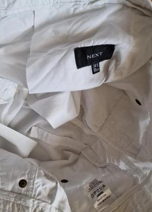 Фирменные английские хлопковые шорты бриджи next,размер 34,100% хлопок.5 фото