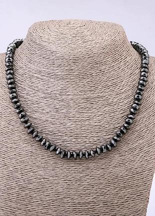 Намисто чоловічі гематит