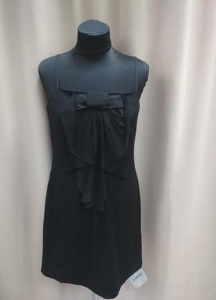 Платье, черное, женское, сарафан, на тонких бретелях, размер l, zalando, 124241 фото