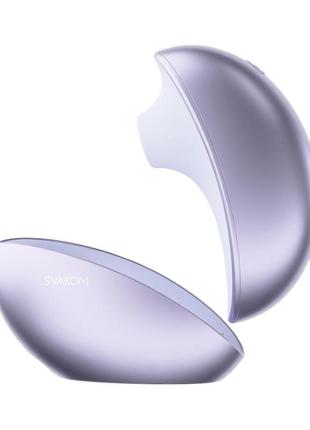 Вакуумний кліторальний стимулятор svakom pulse galaxie metal lilac, нічник-проєктор зоряного неба