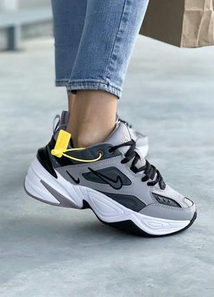 Кроссовки nike m2k tekno grey кросівки