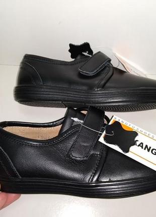 Кожа шикарні шкіряні туфлі фірми  kangfu4 фото