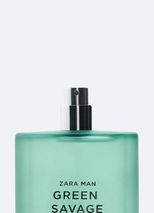 Туалетная вода мужская zara man green savage2 фото