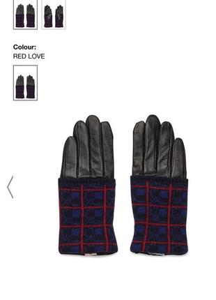 Рукавички шкіряні ексклюзив becksondergaard розмір м, або 7,5