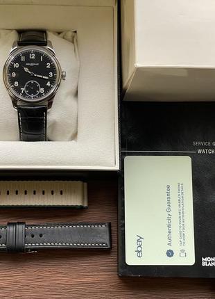 Годинник montblanc 1858 small second limited edition pilot10 фото