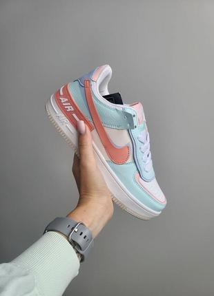 Женские кроссовки nike air force 1 blue <unk> найк аир форс