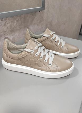 Кеды женские, демисезонные, кожа