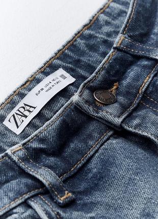 Джинси zara low-rise straight jeans у розмірі 38 (m),40(l)4 фото