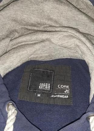 Брендовое мужское худи jack&jones core jeanswear made in bangladesh, 💯 оригинал5 фото