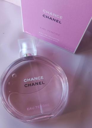 Chanel chance eau tendre edt 100ml💝💚🌹 (оригінал‼️) новые в упаковке!!️