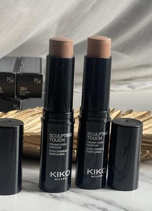 Скульптор для обличчя kiko  sculpting touch creamy stick contour  201, 2001 фото