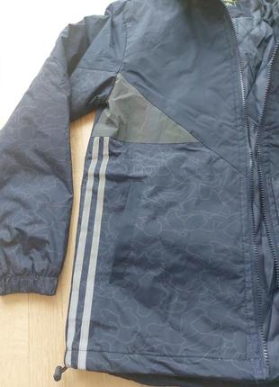 Нова весна-осінь курточка, вітровка з світловідбивними вставками, розмір 170-1766 фото