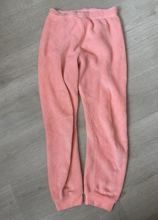 Штаны пижама для дома меховые плюшевые 10-11 лет