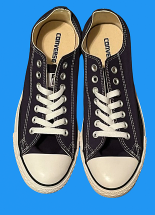 Кеди converse all star низькі 38(24.5) 43(28) унісекс конверс сині blue на весну літо осінь