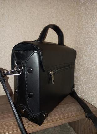 Кожаная прямоугольная сумка borse in pelle,26×202 фото