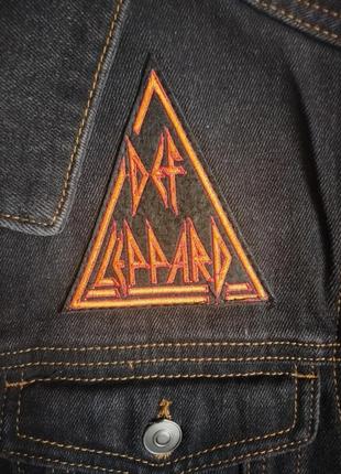 Чоловічий джинсовий піджак , куртка def leppard uk 19776 фото