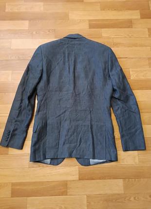 Качественный брендовый пиджак из льна2 фото