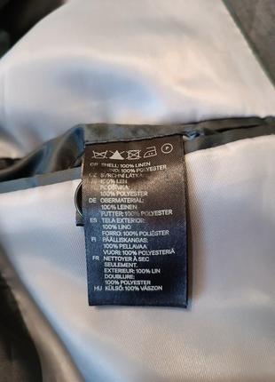 Качественный брендовый пиджак из льна7 фото