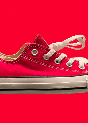 Кеды converse all star низкие 35(22) 39(24.5) 44(27) унисекс конверс red красные на весну летоосень