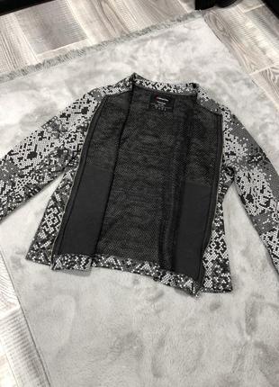 Жакет джемпер кардіган сірий куртка4 фото