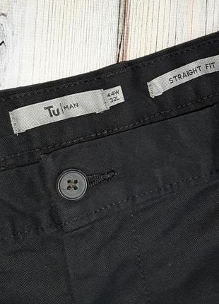 💥1+1=3 фірмові чорні чоловічі завужені брюки штани кежуал tu, розмір 58 - 606 фото