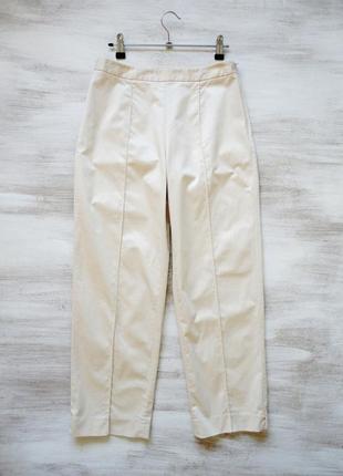Vintage talbots (usa) штани базові світлі кремові ідеальна посадка