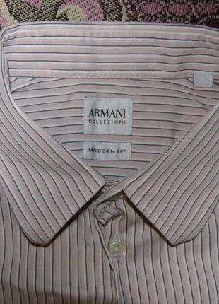 Мужская рубашка giorgio armani6 фото