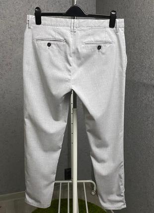 Сірі штани від бренда zara man4 фото