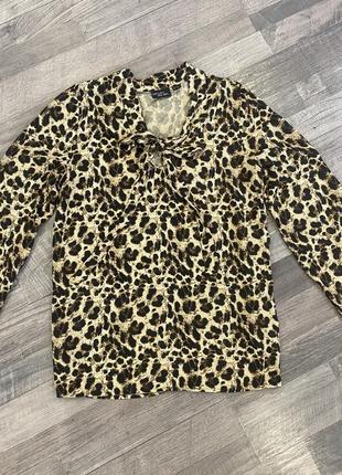 Блуза леопардова