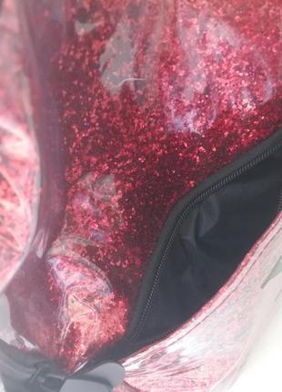 Женский рюкзак лазерным глянцевый качество городской стильный популярный производитель: украина3 фото