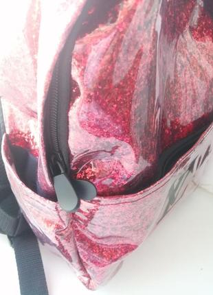 Женский рюкзак лазерным глянцевый качество городской стильный популярный производитель: украина4 фото