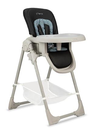 Дитячій стілець для годування momi gojo black | стілець для годування дитини