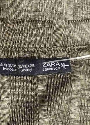 37.стильная футболка-туника в рубчик успешного испанского бренда zara7 фото