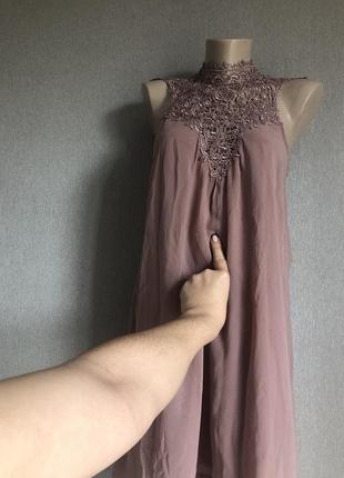 Платье цвет пыльная роза , грязно розовый s3 фото