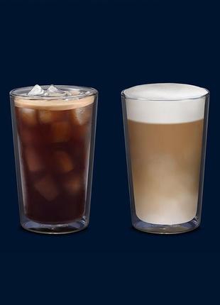 Набор стаканов высоких с двойным дном delonghi drinks dlsc-319 490 мл 2 шт4 фото
