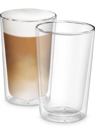 Набор стаканов высоких с двойным дном delonghi drinks dlsc-319 490 мл 2 шт2 фото