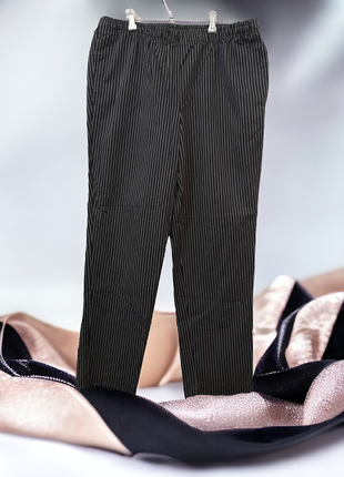 Женские хлопковые брюки на резинке большого размера1 фото