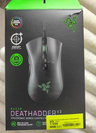 Мышь игровая razer death adder v2 black