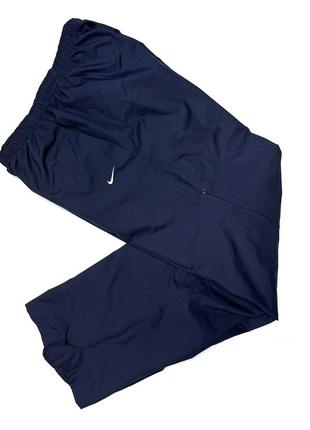 Nike м вінтажні широкі сині спортивні штани1 фото