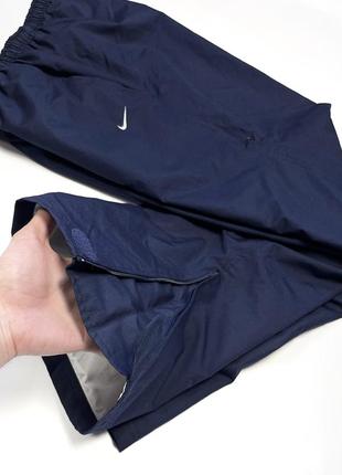 Nike м вінтажні широкі сині спортивні штани3 фото