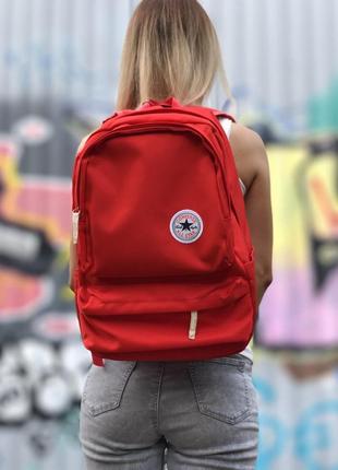 Рюкзак Converse Launches Third Chuck Taylor Andy Warhol Collections red наплічник