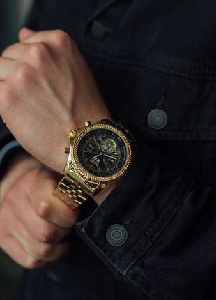 Брендові чоловічі годинники jaragar exclusive, класичні годинники jaragar exclusive, стильні годинники від jaragar4 фото