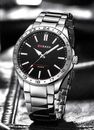 Брендовые мужские часы curren hector, стильные кварцевые часы curren hector, надёжные часы, от curren5 фото