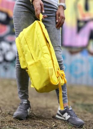 Fjallraven kanken женский рюкзак канкен желтый3 фото