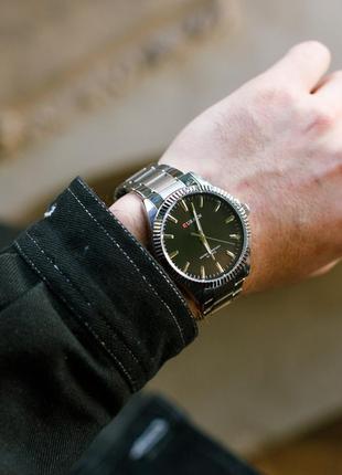 Брендові чоловічі годинники curren graf, стильні кварцові годинники curren graf, надійні годинники, від curren8 фото